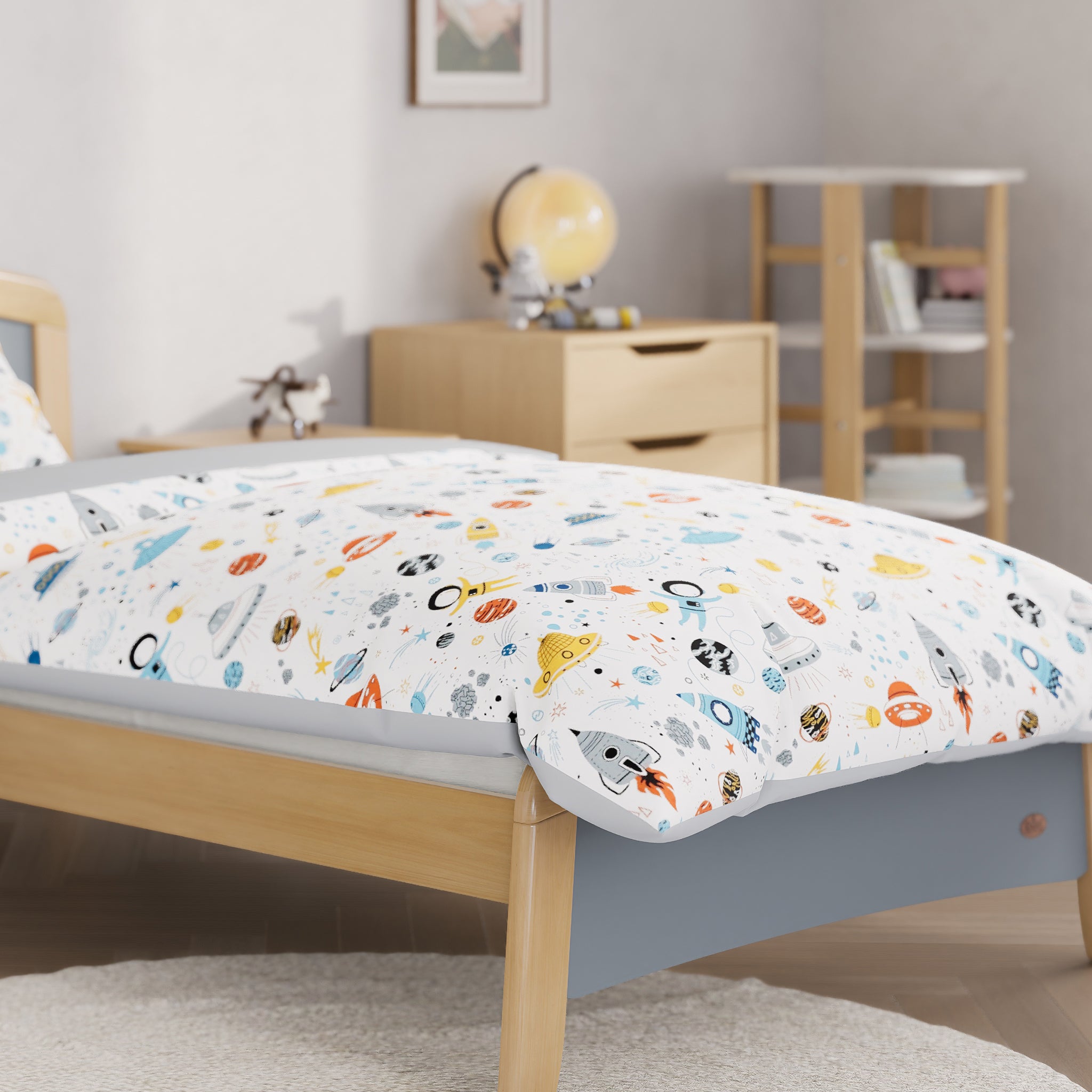 Space Journey Single Quilt Cover Set