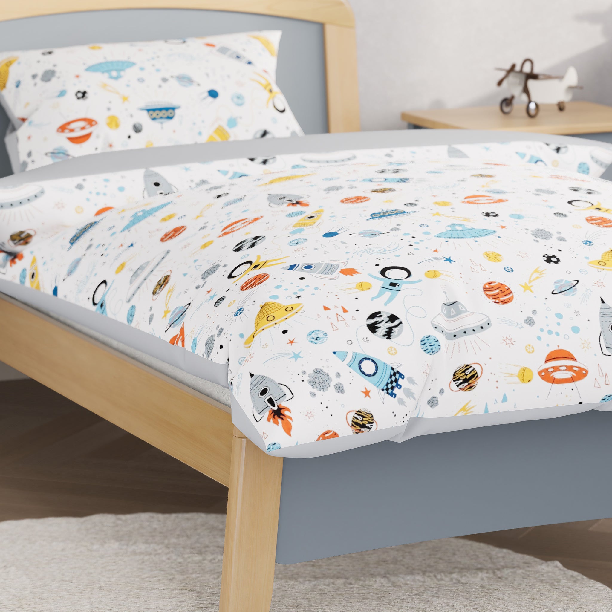 Space Journey Single Quilt Cover Set