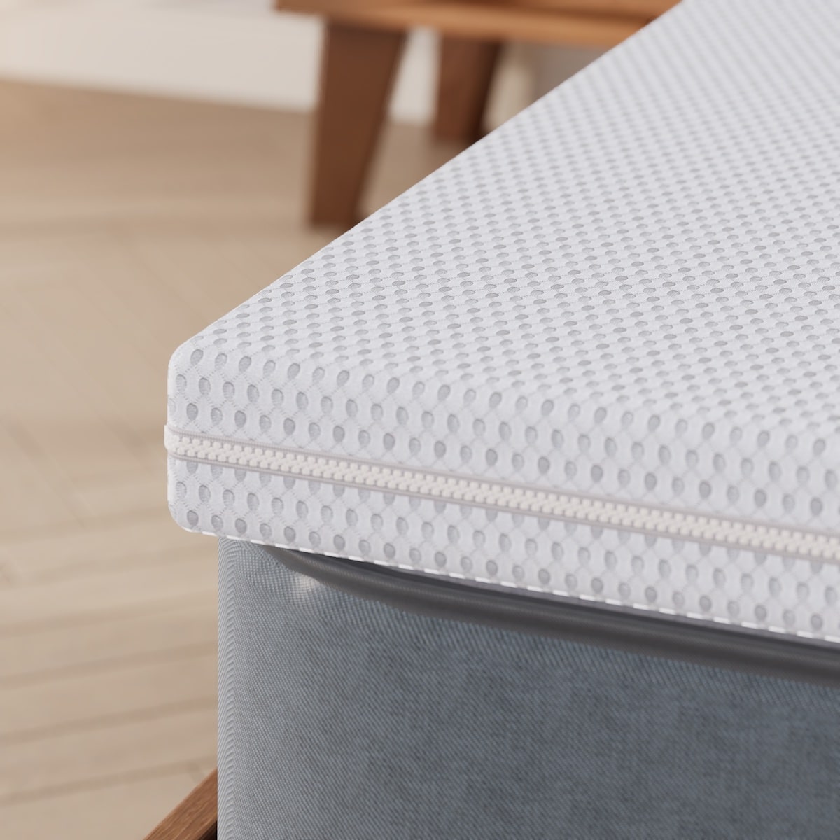 Queen Bed Airflow Mattress Topper 200 x 150 x 6cm