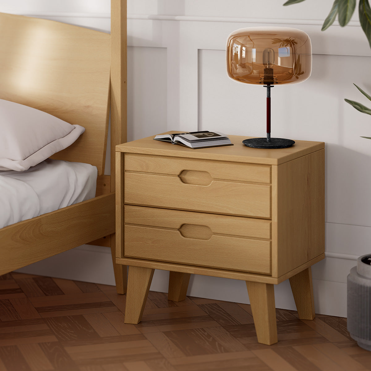 Boori Ballet 2 Drawer Bedside Table