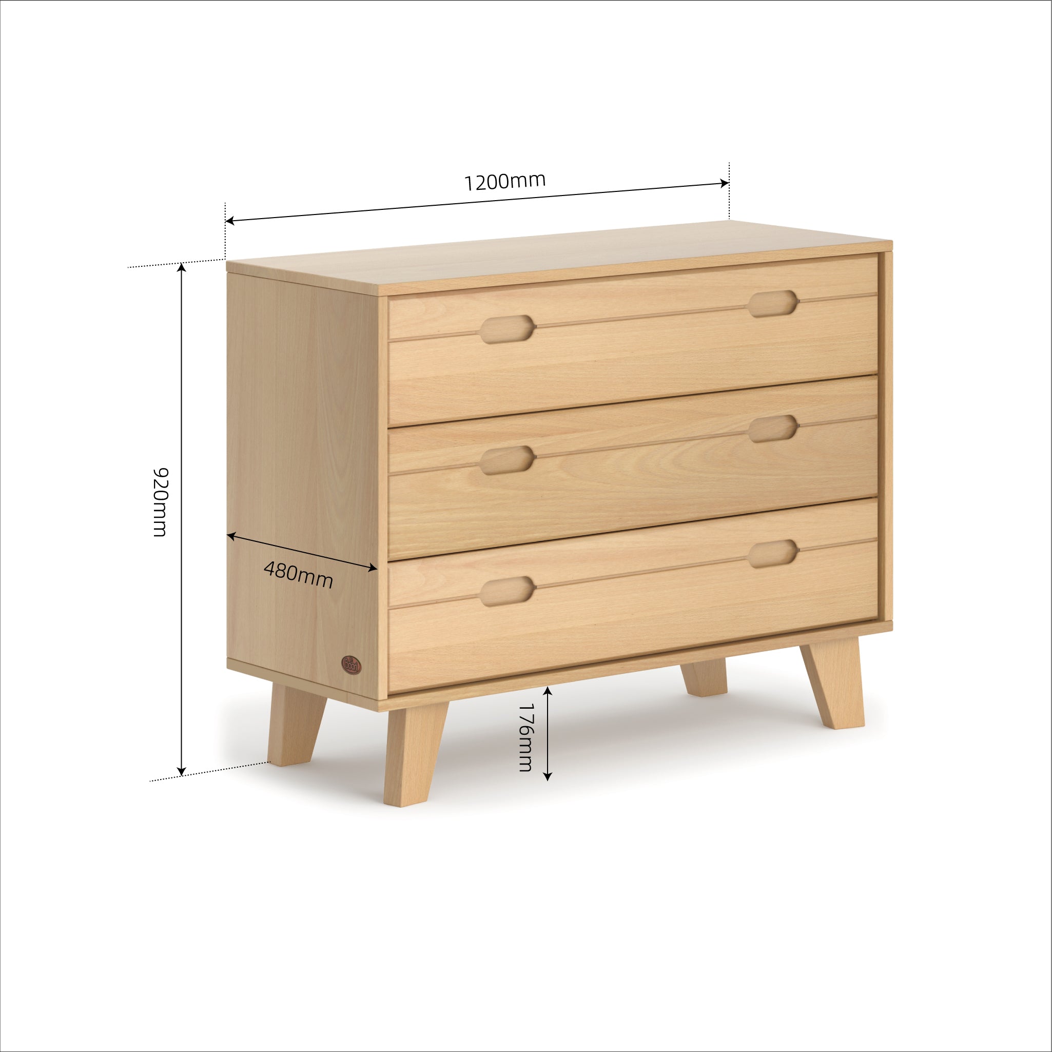 Boori Ballet 3 Drawer Dresser