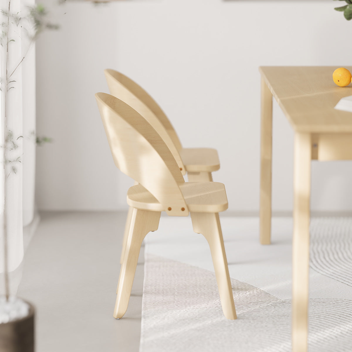 Ballet Curved Dining Chair