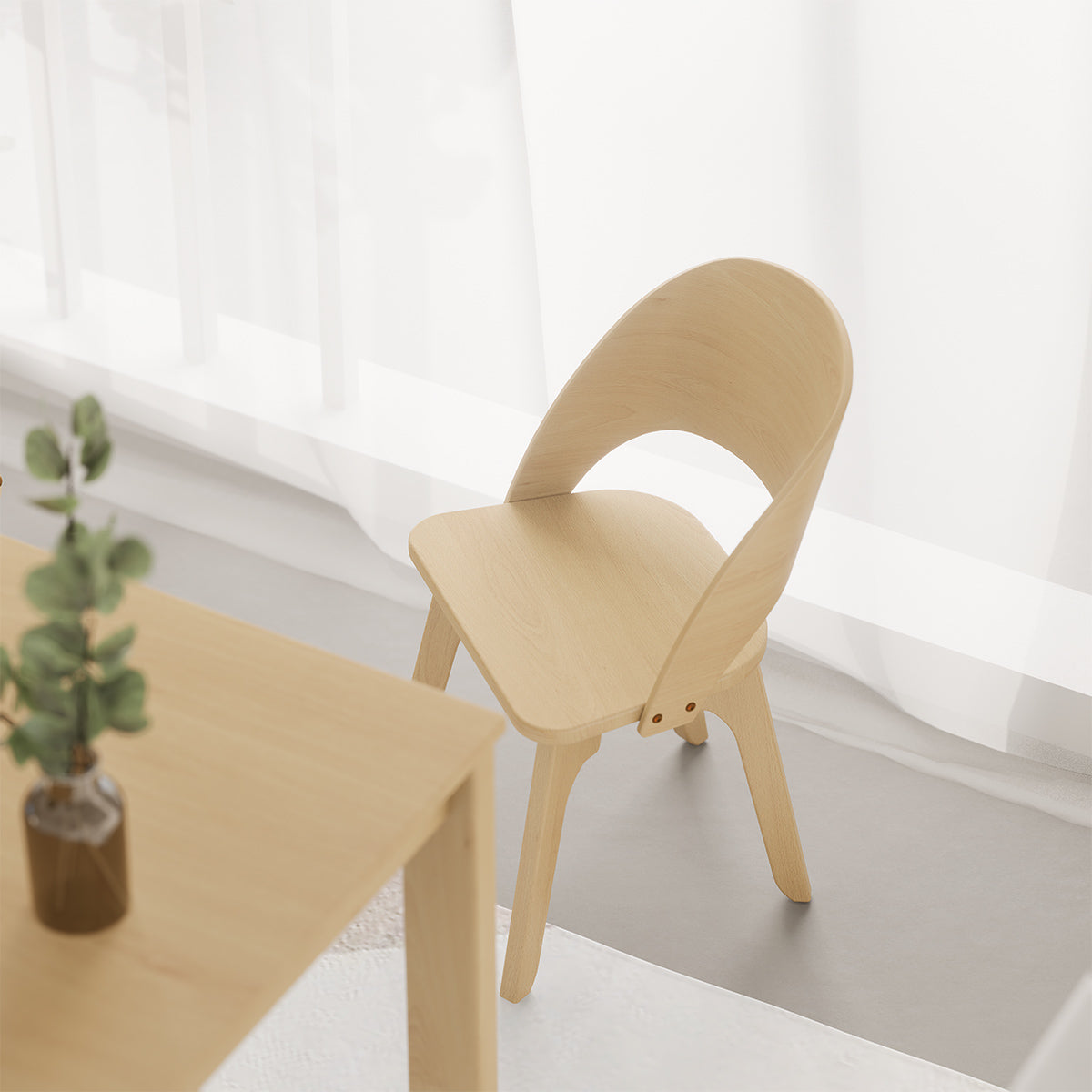 Ballet Curved Dining Chair