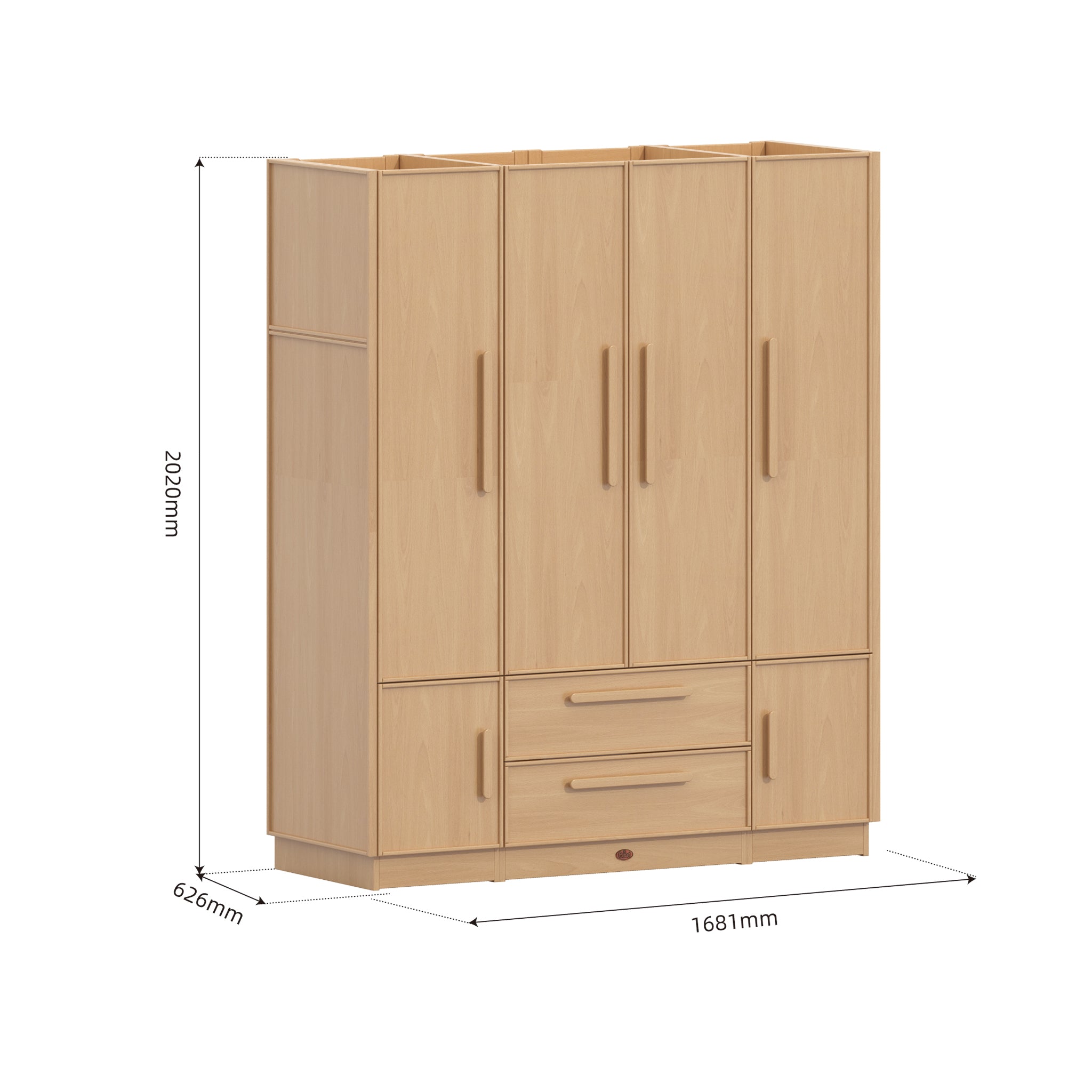 Casa 4 Door Wardrobe