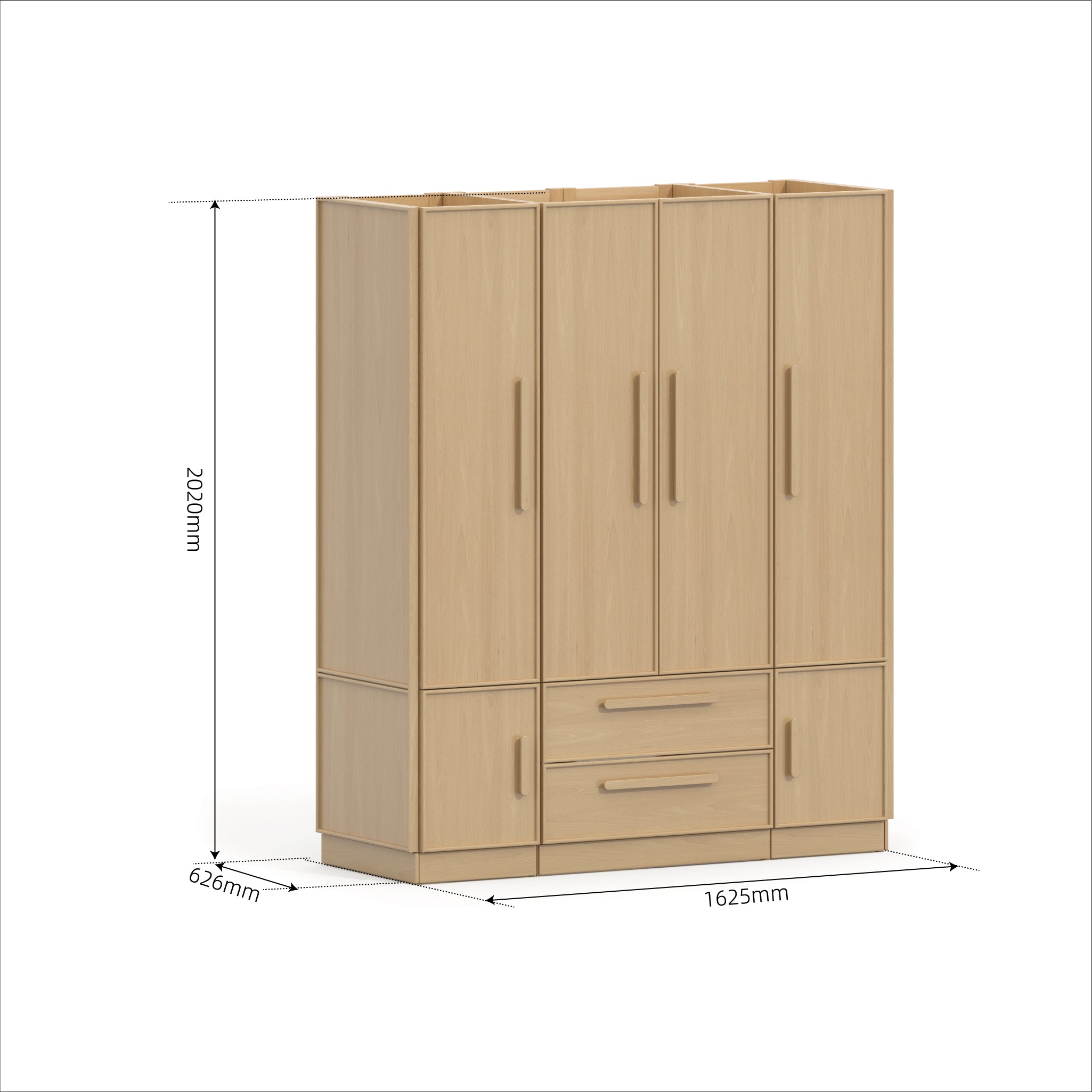 Casa 4 Door Wardrobe