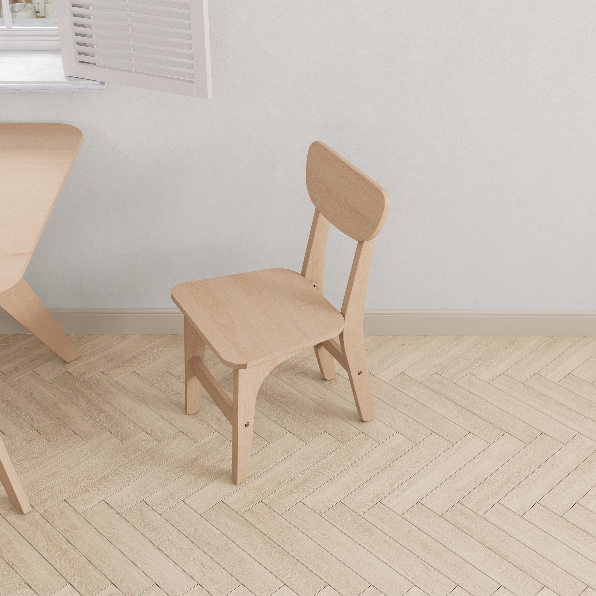 Leaf Curved Dining Chair