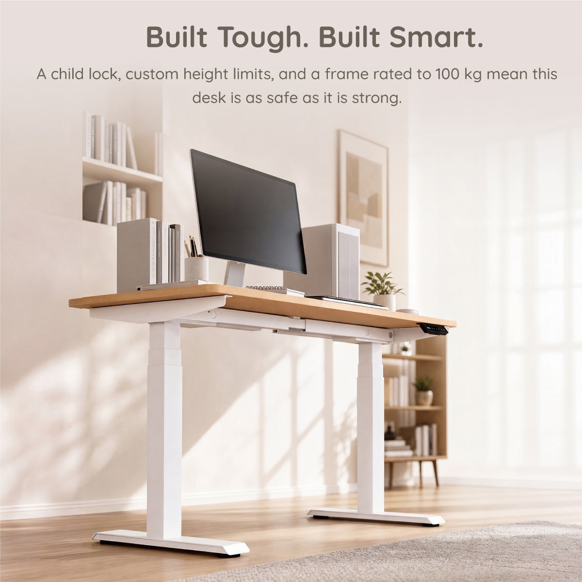 Leo Electric Sit and Stand 1.4m Desk
