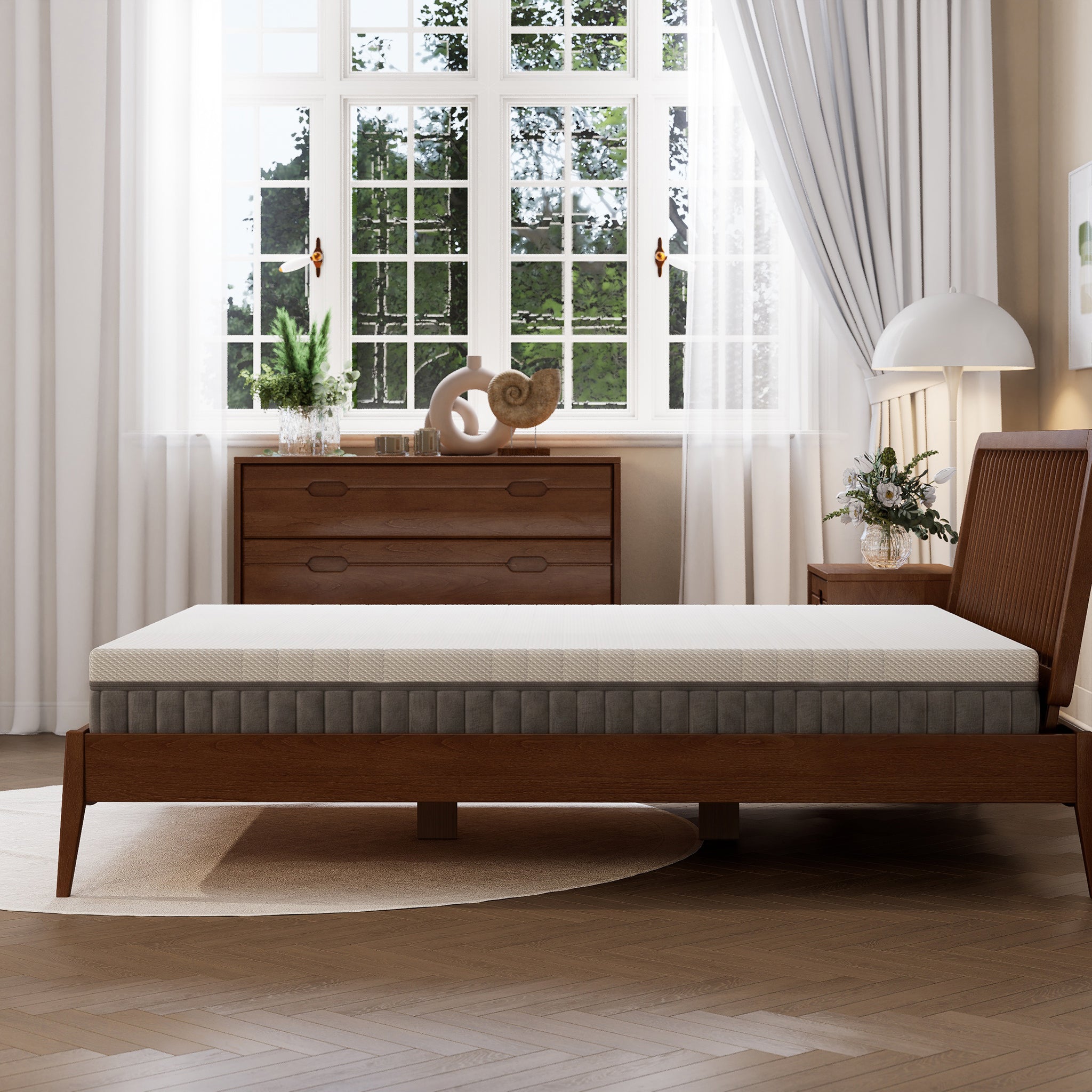 Queen Lux Pocket Spring Mattress 202 x 152 x 26cm