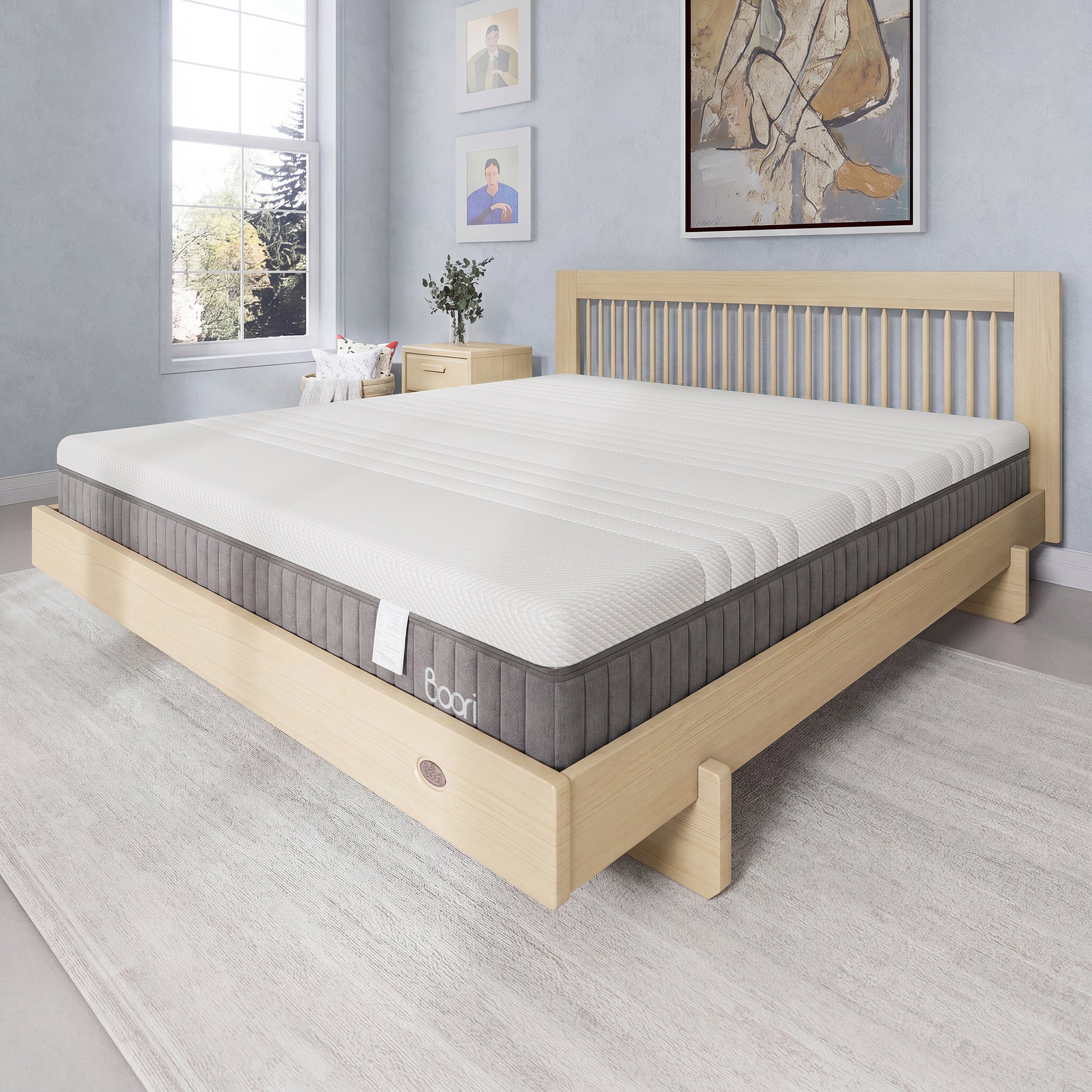King Lux Pocket Spring Mattress 202 x 182 x 26cm