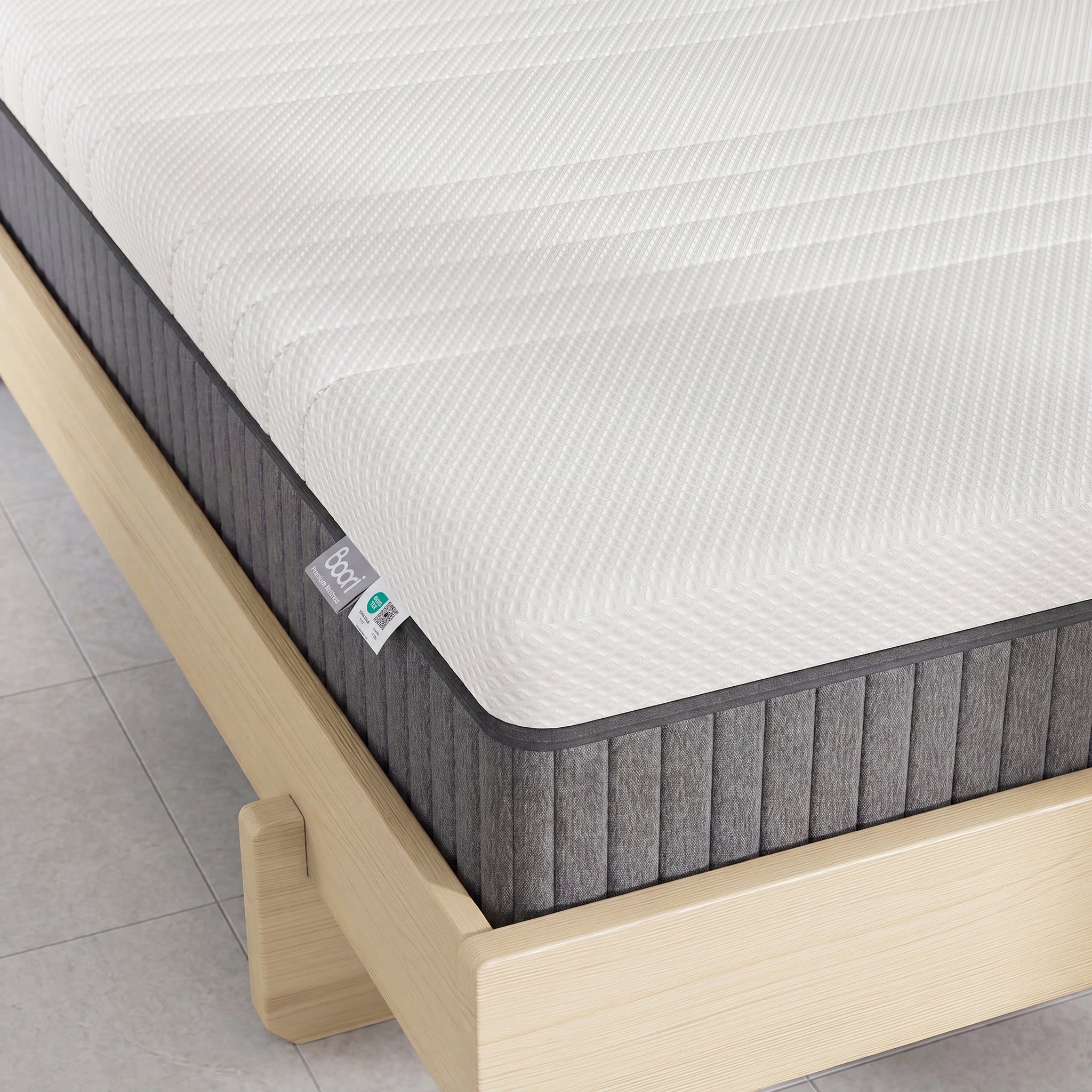 King Lux Pocket Spring Mattress 202 x 182 x 26cm
