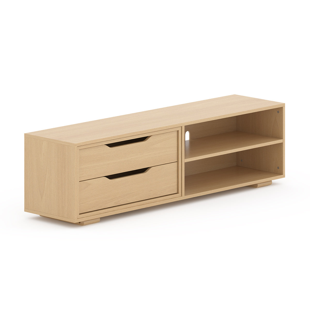 Entertainment Unit (1.66m) + 2 Drawers