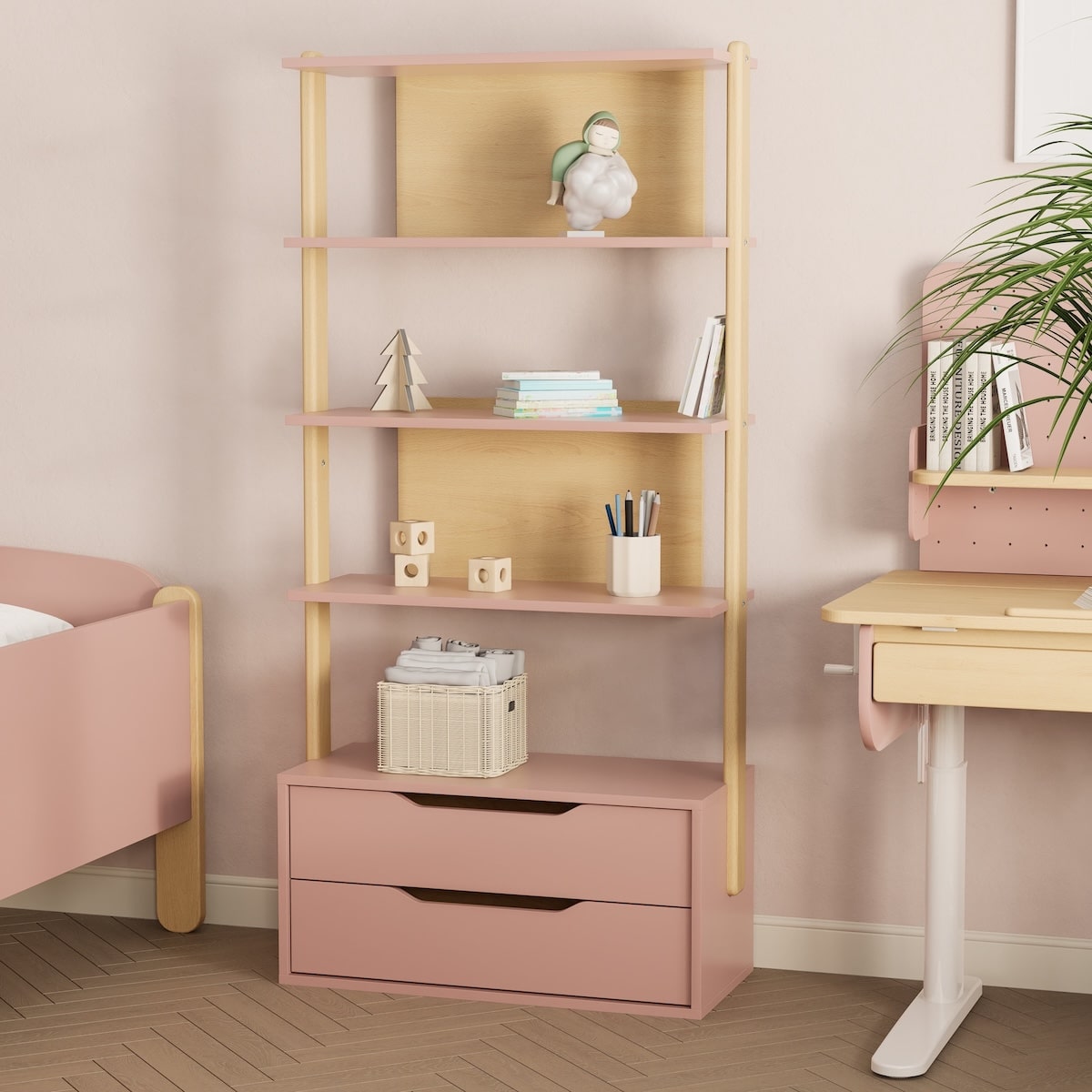 Boori Modular 2 Drawer Bookshelf