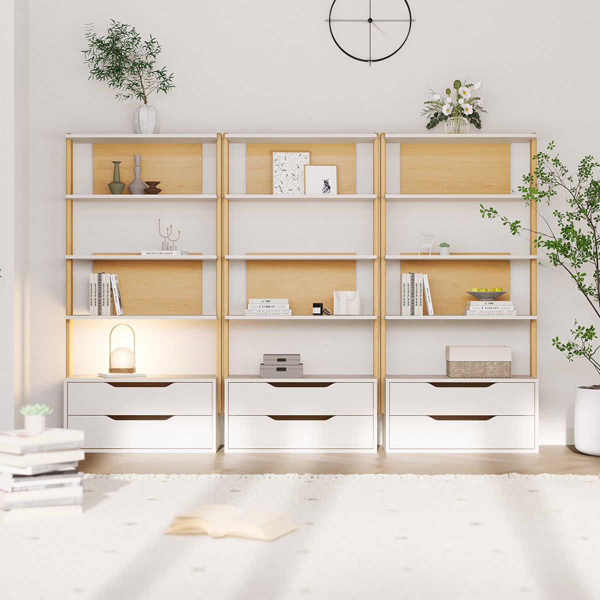 Boori Modular 2 Drawer Bookshelf