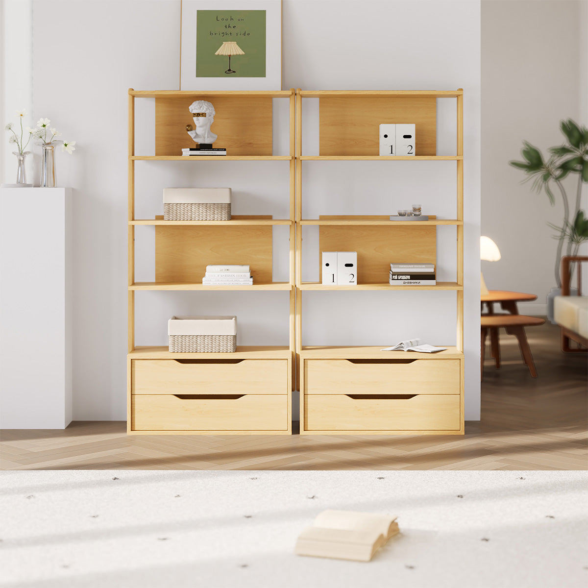 Boori Modular 2 Drawer Bookshelf