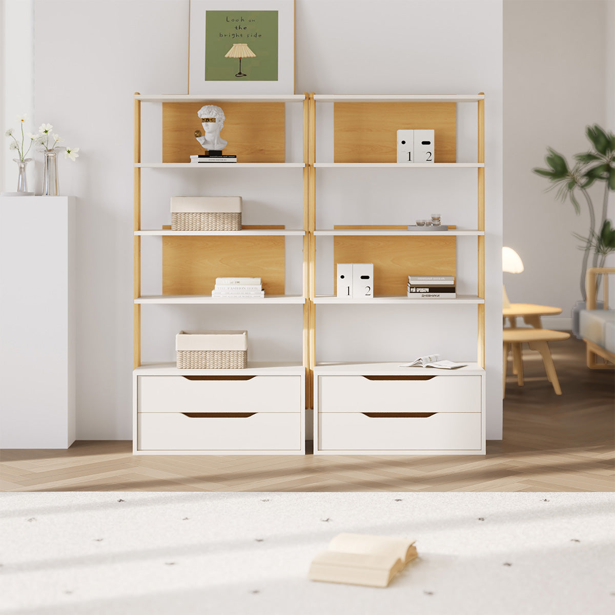 Boori Modular 2 Drawer Bookshelf