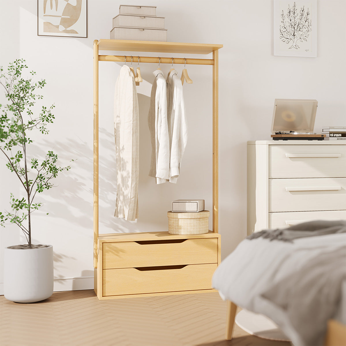 Modular 2 Drawer Clothing Rack LARGE