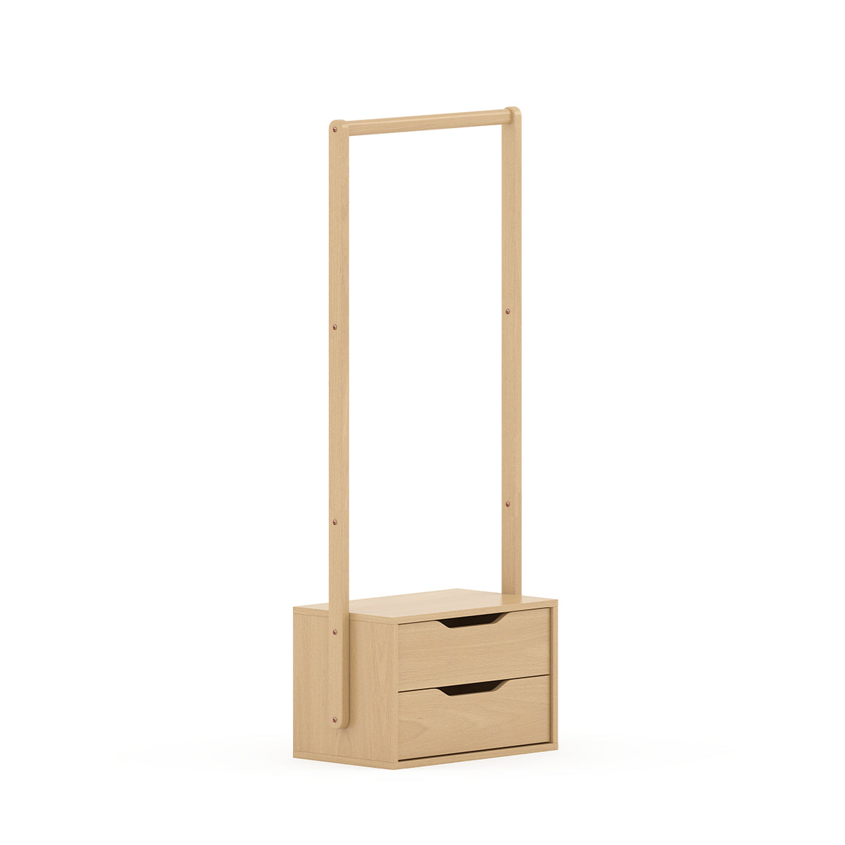 Modular 2 Drawer Clothing Rack