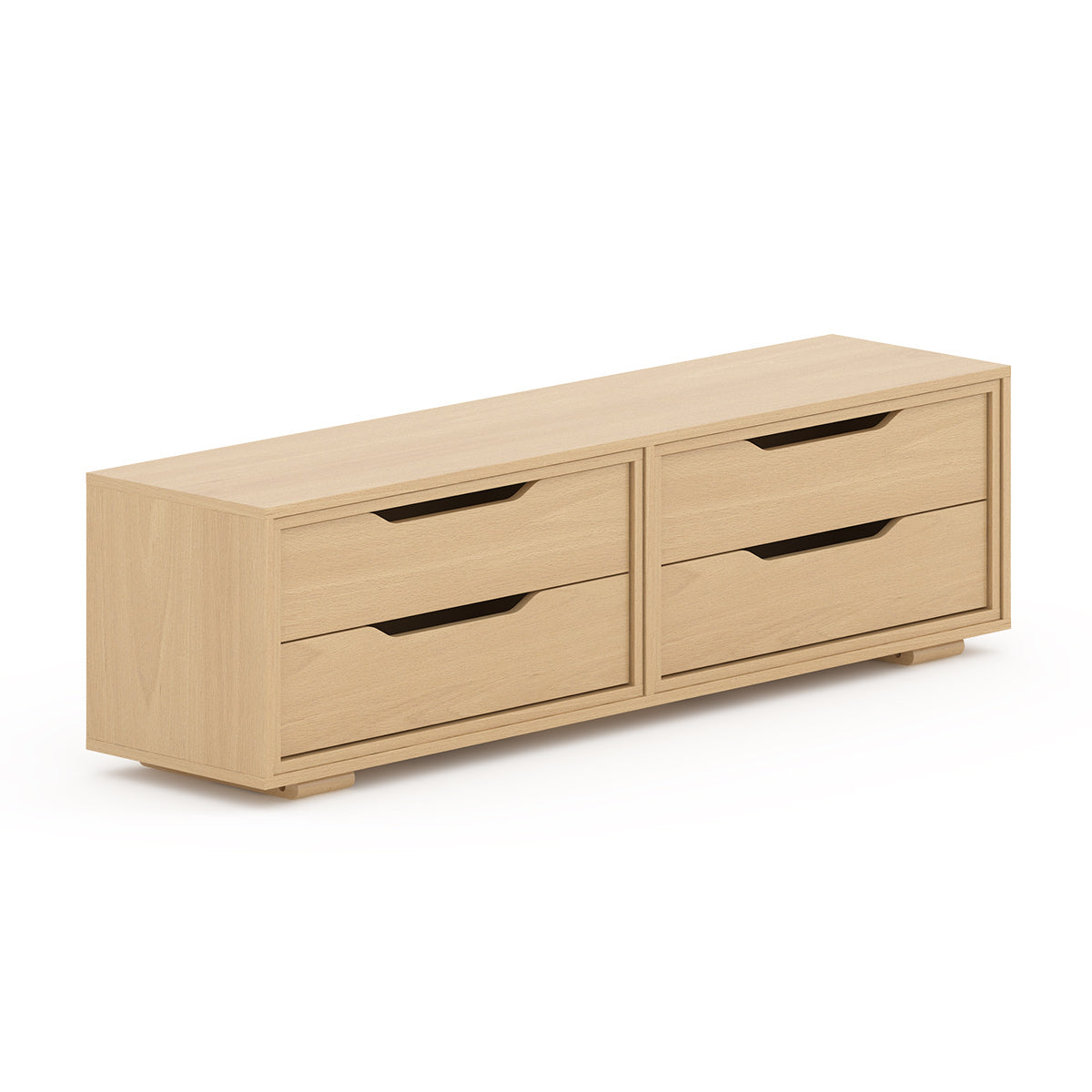 Entertainment Unit (1.66m) + 4 Drawers