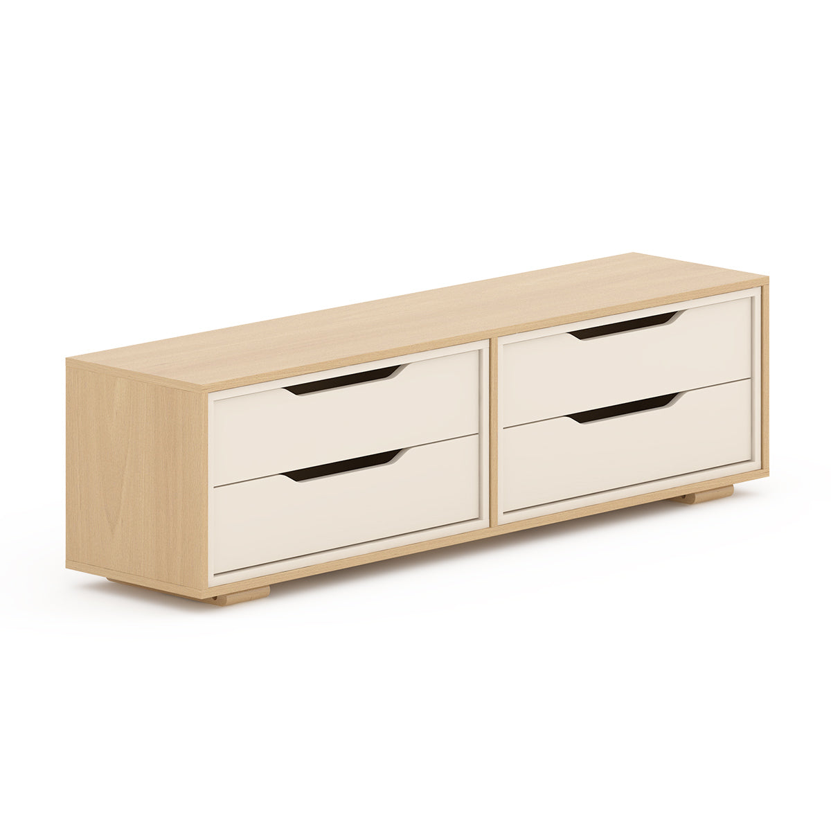 Entertainment Unit (1.66m) + 4 Drawers