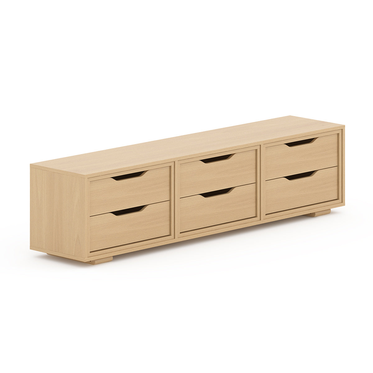 Entertainment Unit (1.88m) + 6 Drawers