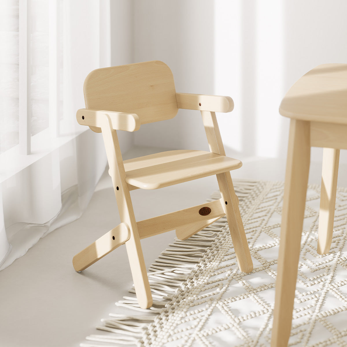 Babystart wooden high chair hot sale