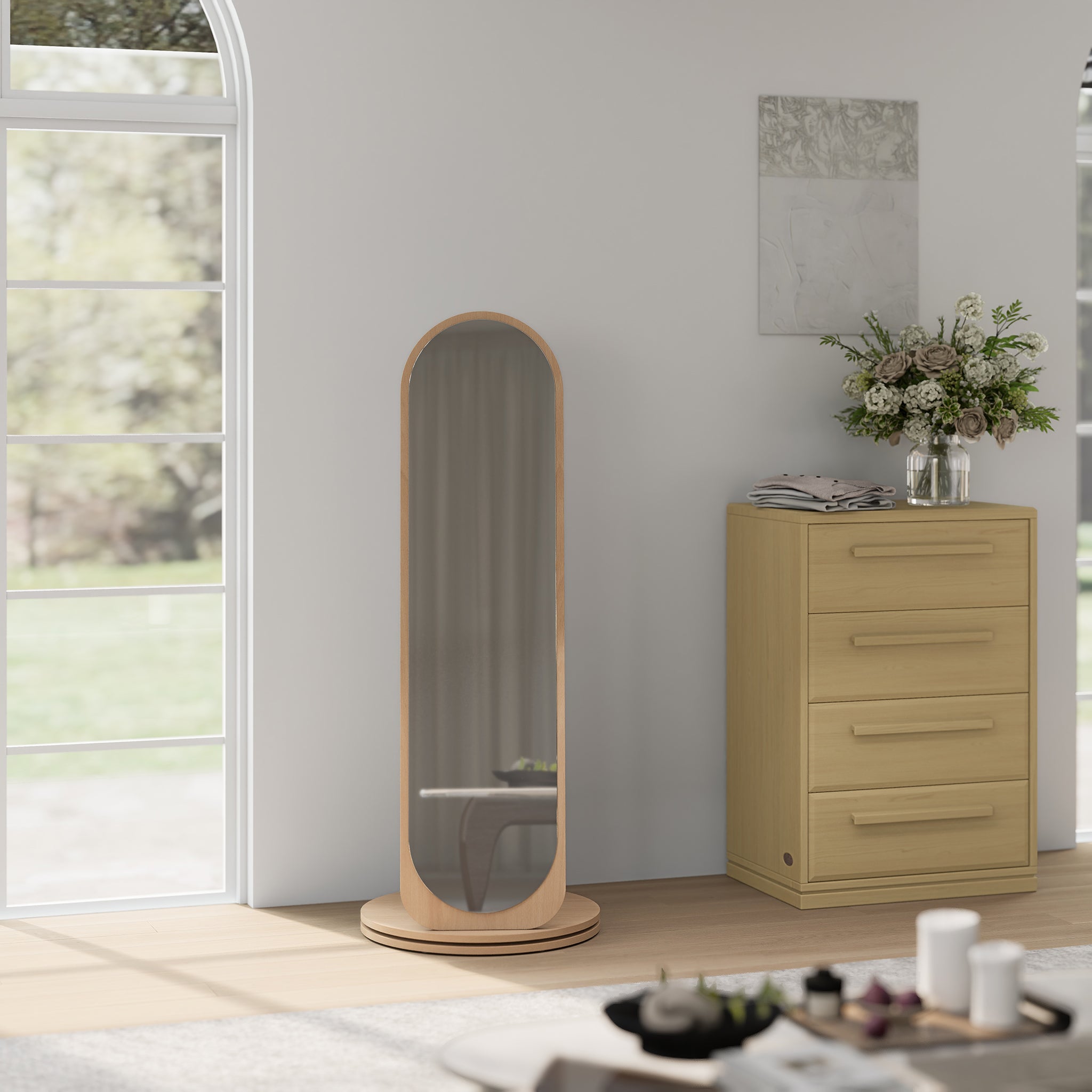 Orbis Rotating Dressing Mirror