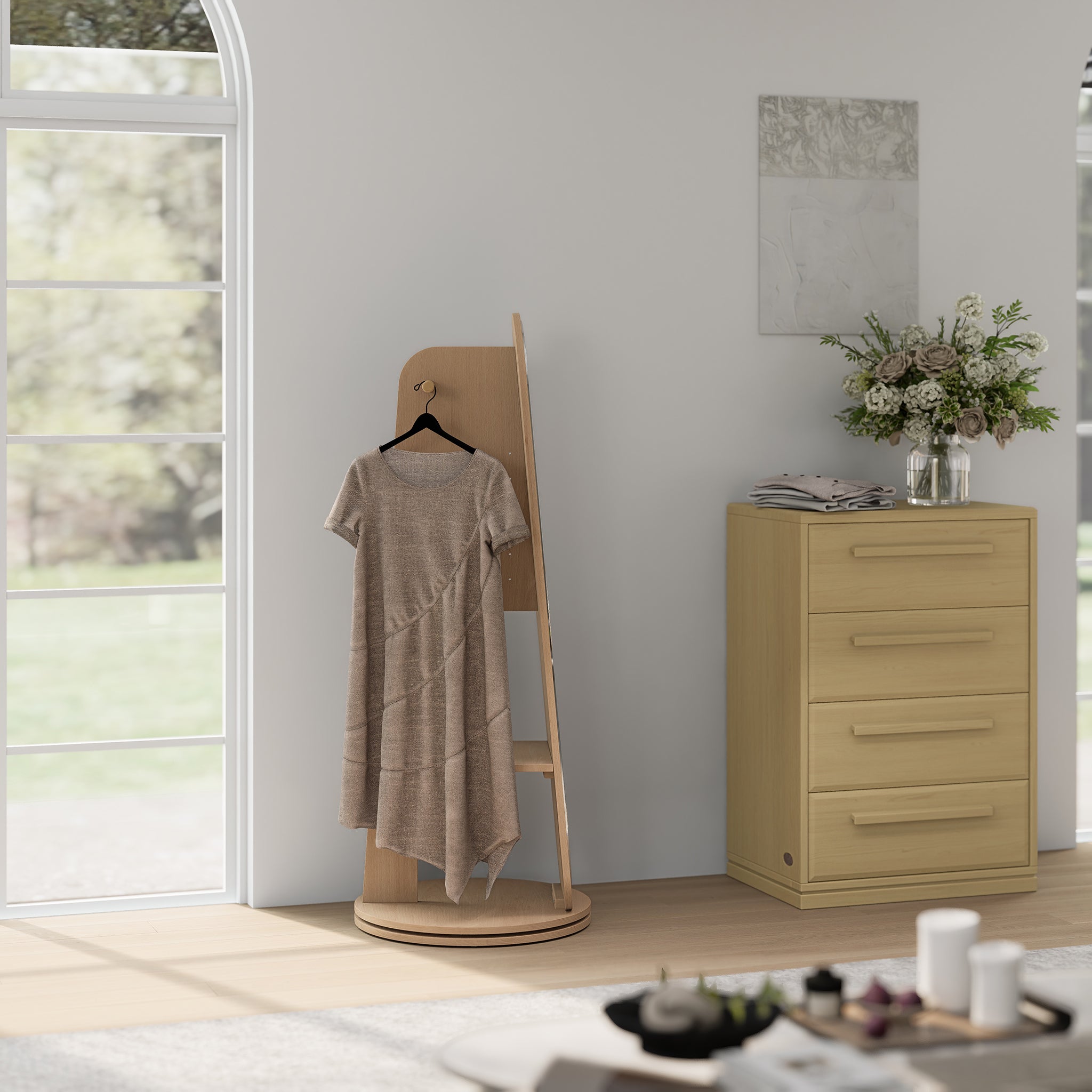 Orbis Rotating Dressing Mirror