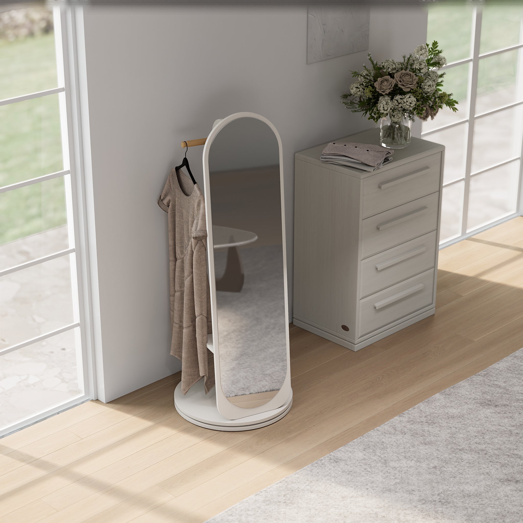 Orbis Rotating Dressing Mirror