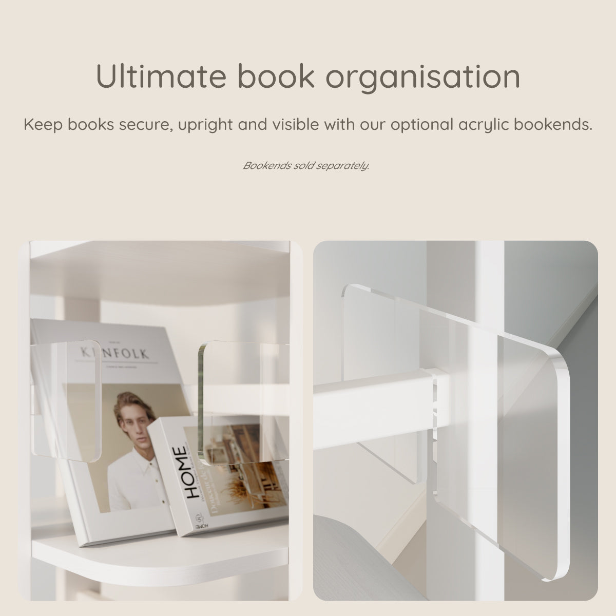Tidy Rotating Bookshelf