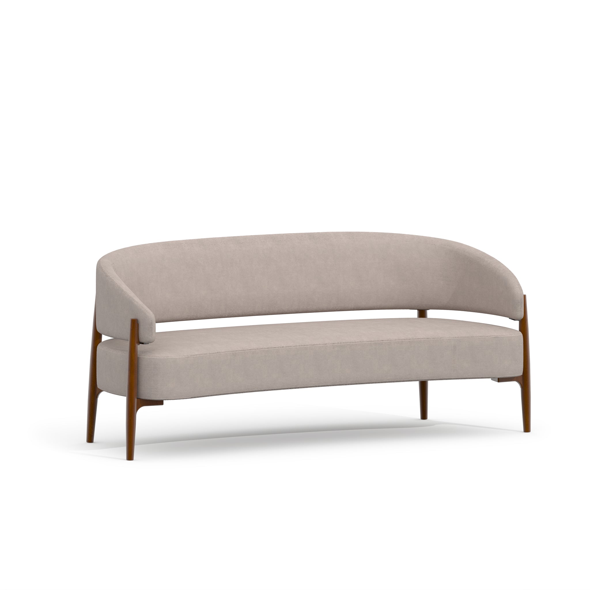 Luna Curved 2 Seater Sofa
