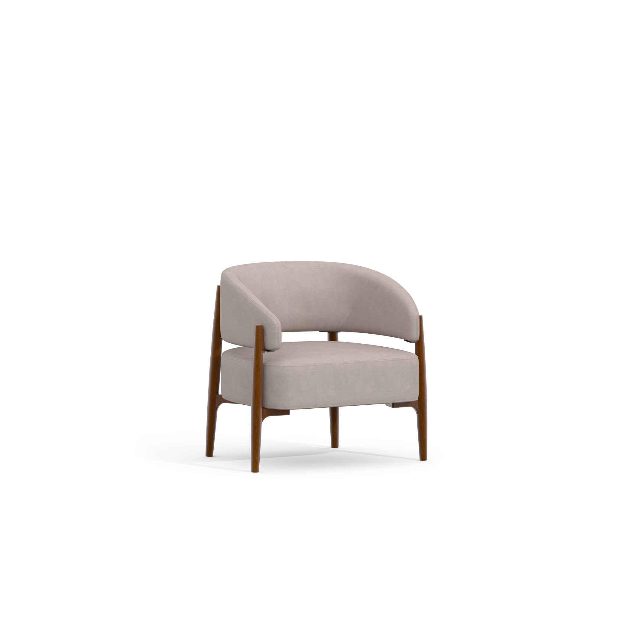 Luna Curved Armchair