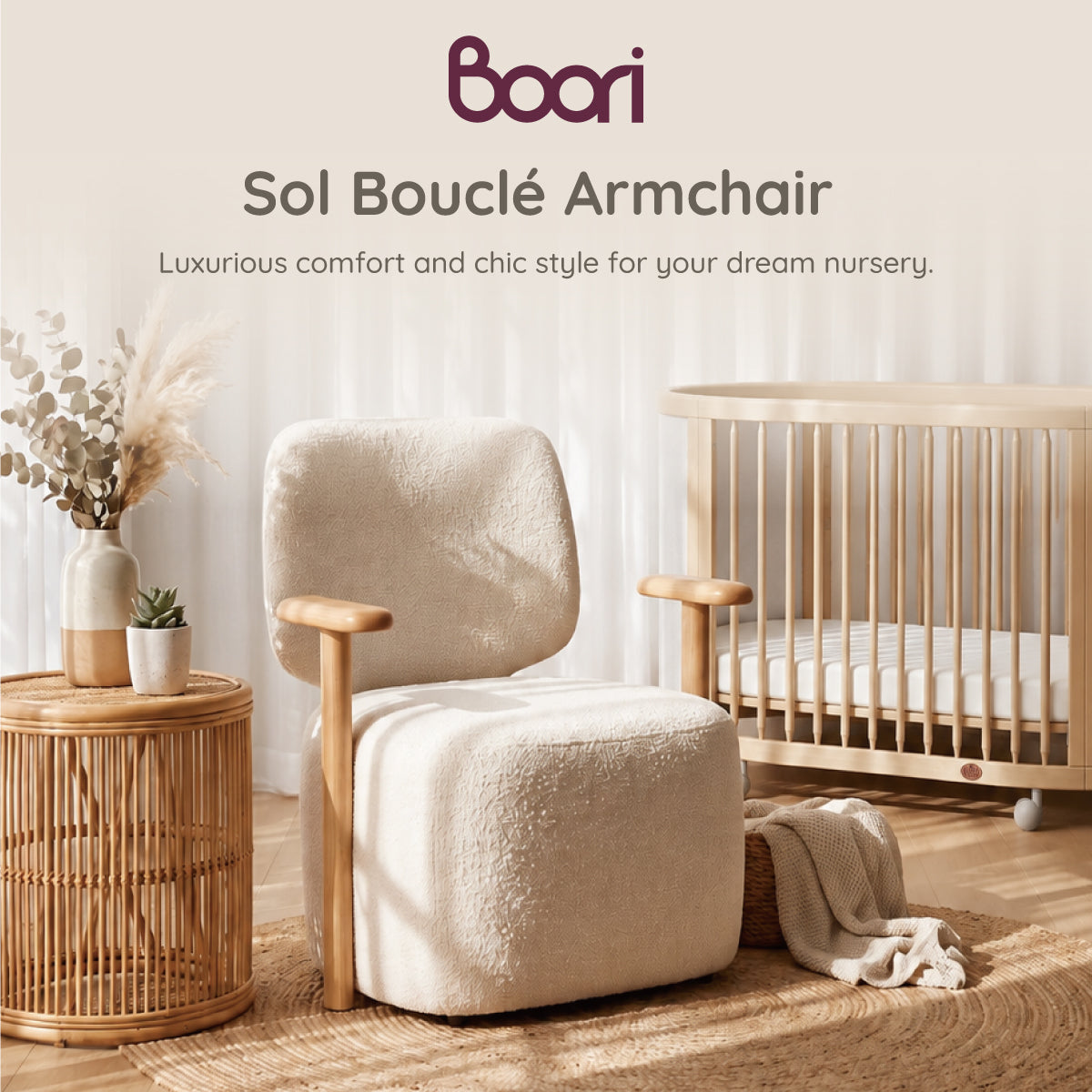 Sol Boucle Armchair