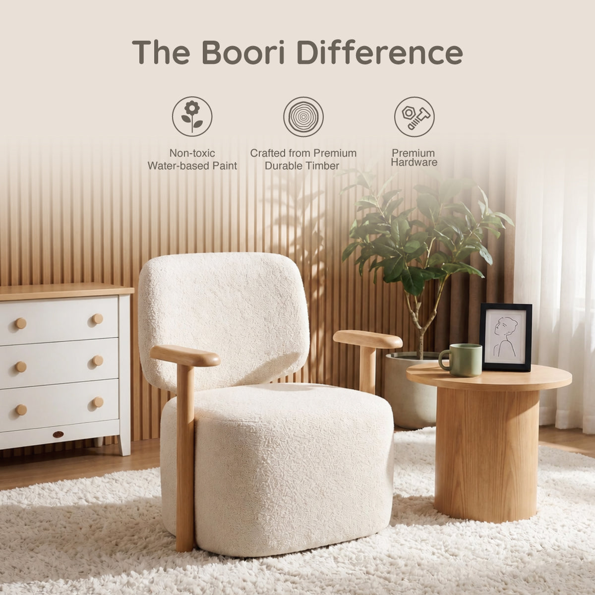 Sol Boucle Armchair