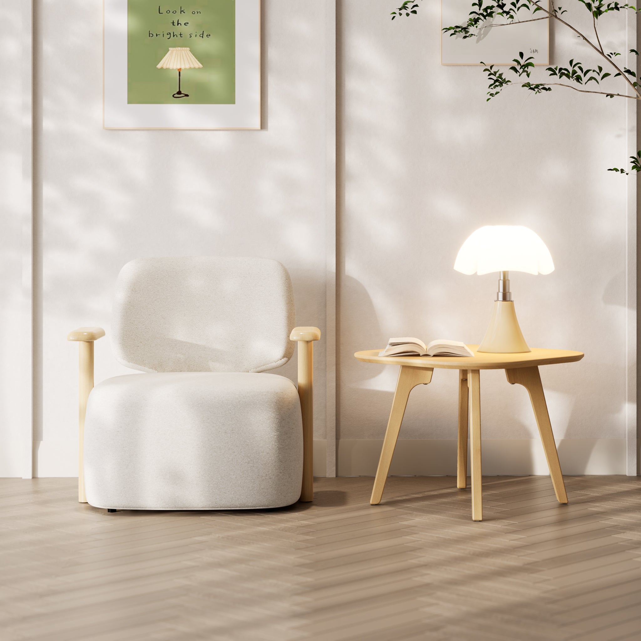 Sol Boucle Armchair