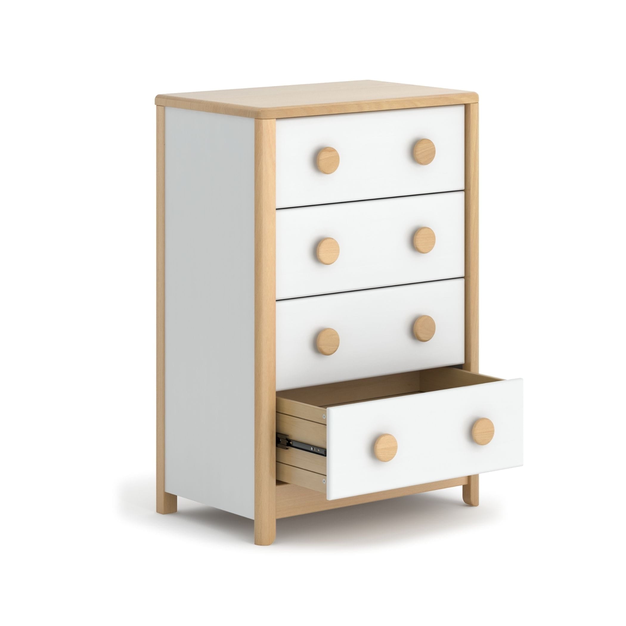Byron 4 Drawer Chest | Scandi Nursery Dresser