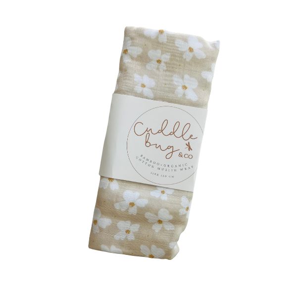 Cuddle Bug Lottie Muslin Swaddle 120 x 120cm