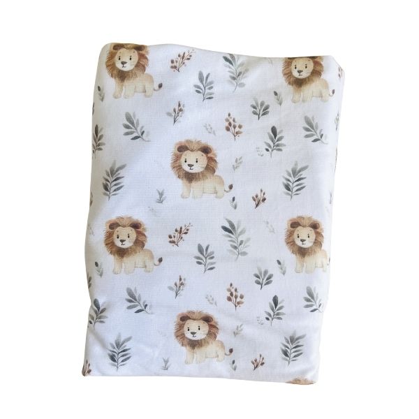 Cuddle Bug Cot Fitted Sheet - Leo Lion
