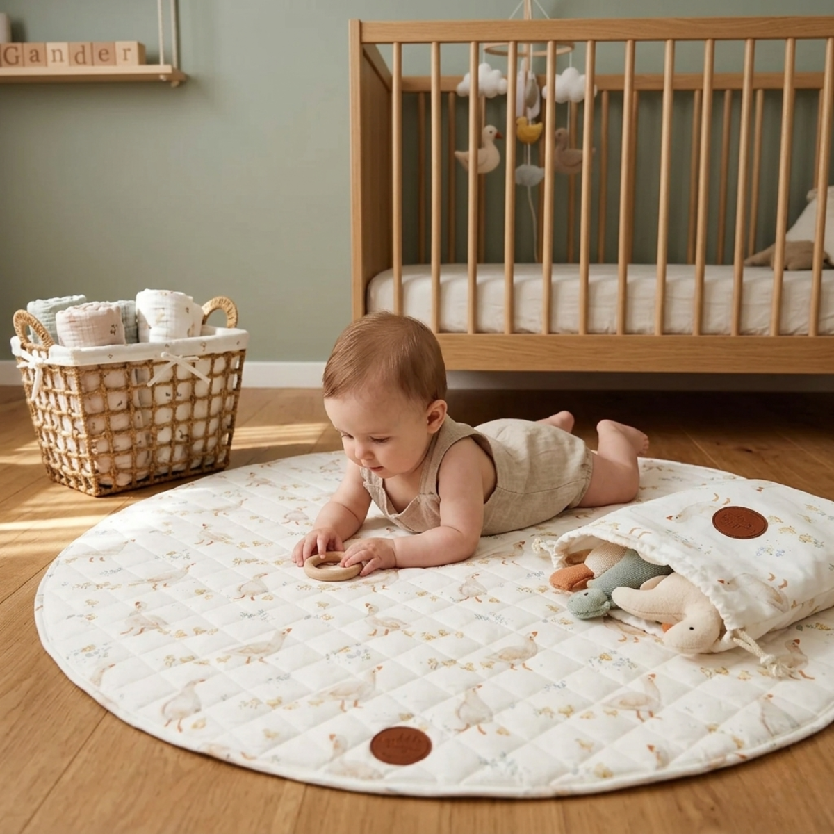 Cuddle Bug Padded Waterproof Playmat - Goosey Gander