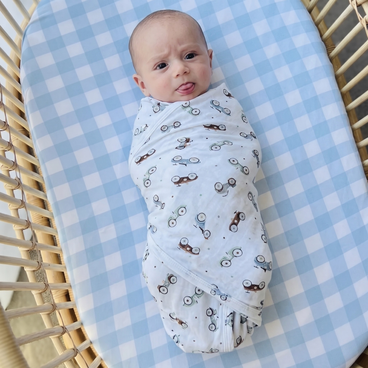Cuddle Bug Bamboo Muslin Wrap - Cars