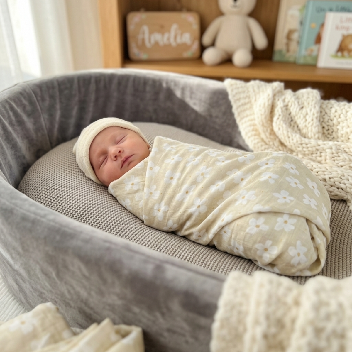 Cuddle Bug Bamboo Muslin Wrap - Lottie