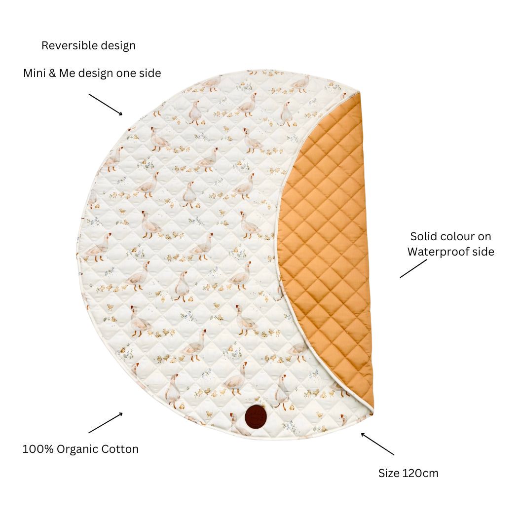 Cuddle Bug Goosey Gander Waterproof Playmat 120cm