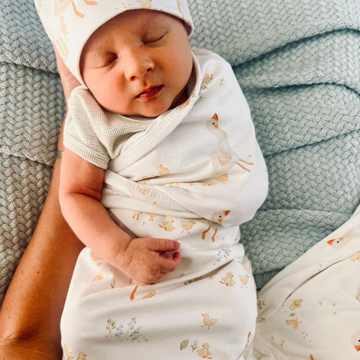 Cuddle Bug Bamboo Muslin Wrap - Goosey Gander