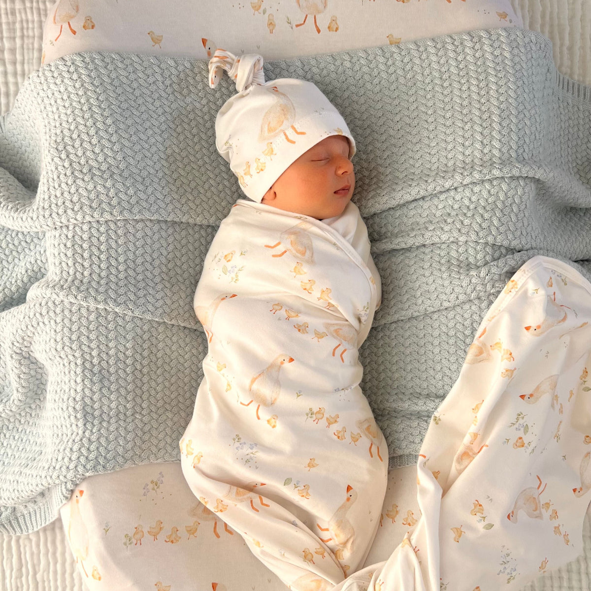 Cuddle Bug Bamboo Muslin Wrap - Goosey Gander
