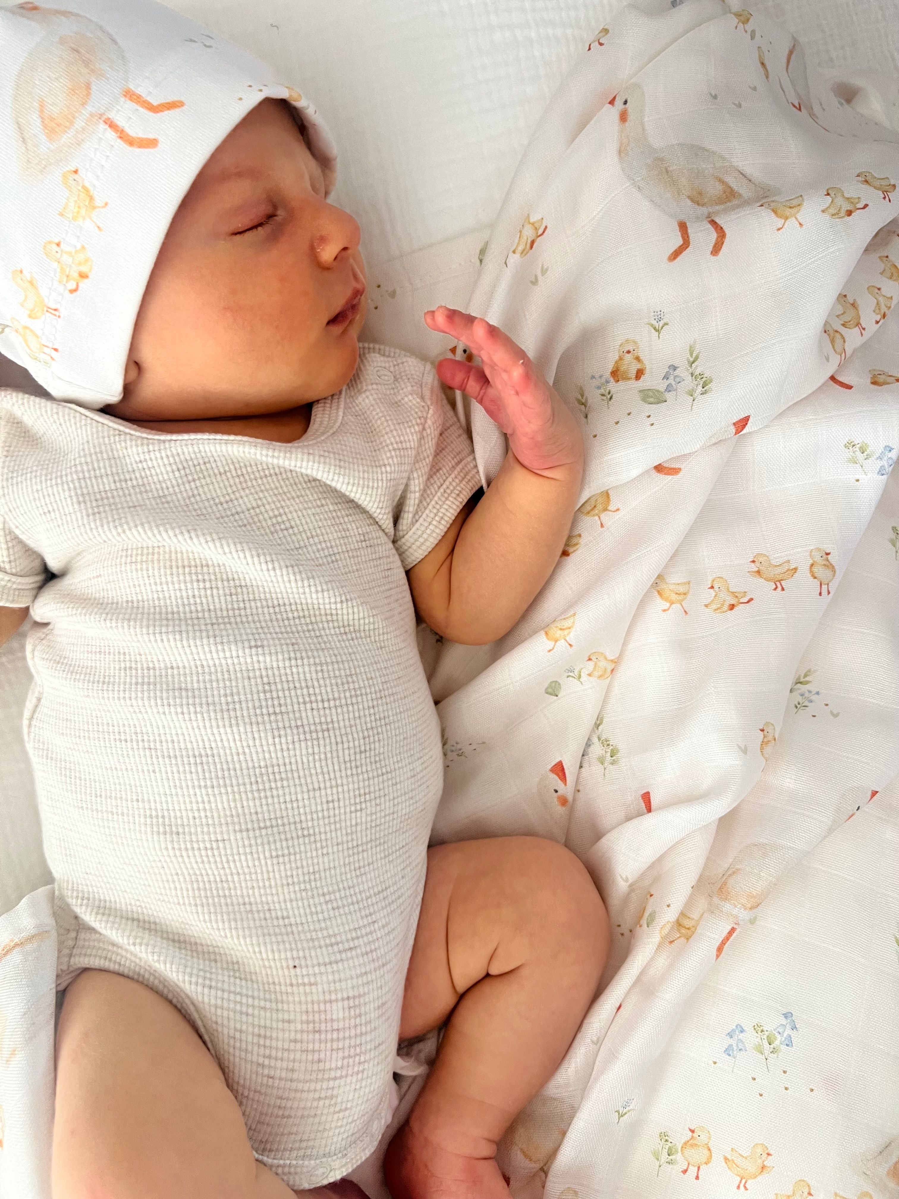 Cuddle Bug Goosey Gander Muslin Swaddle 120 x 120cm