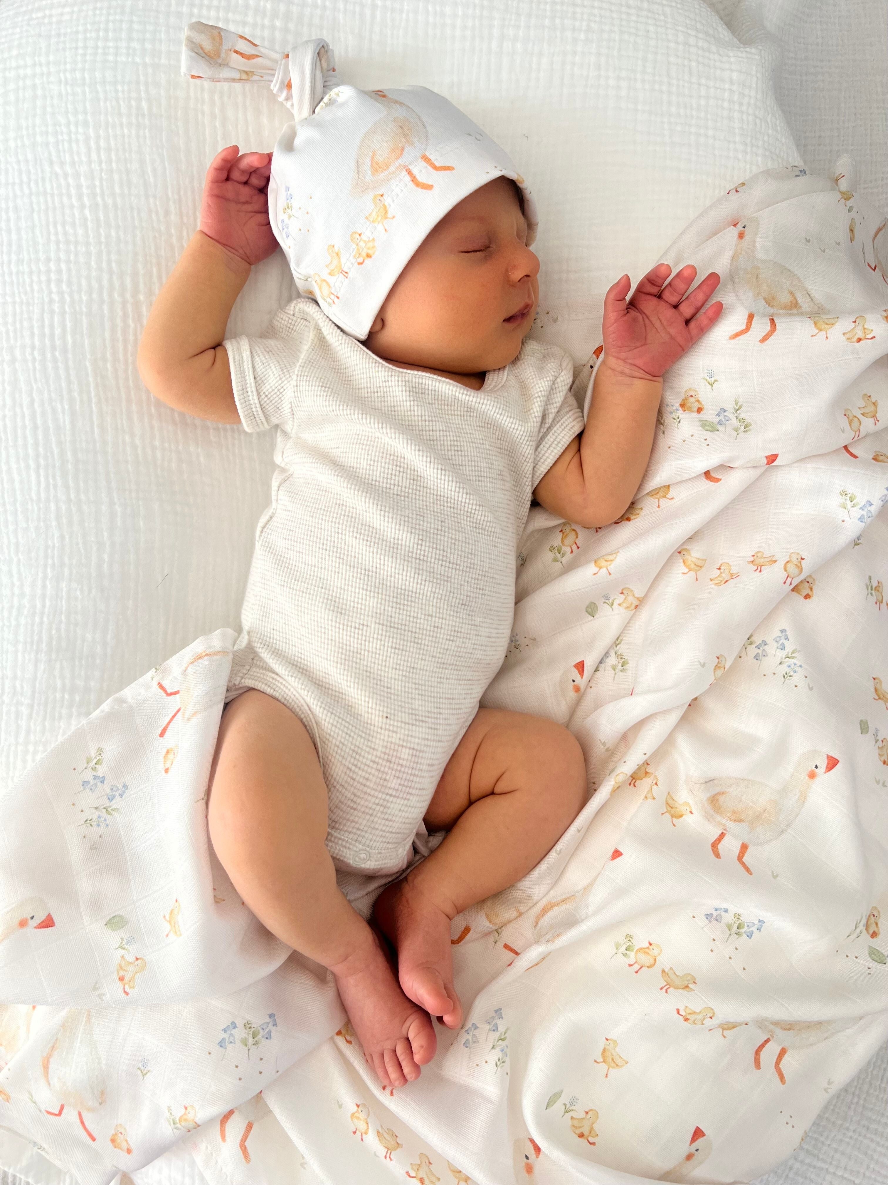 Cuddle Bug Goosey Gander Muslin Swaddle 120 x 120cm