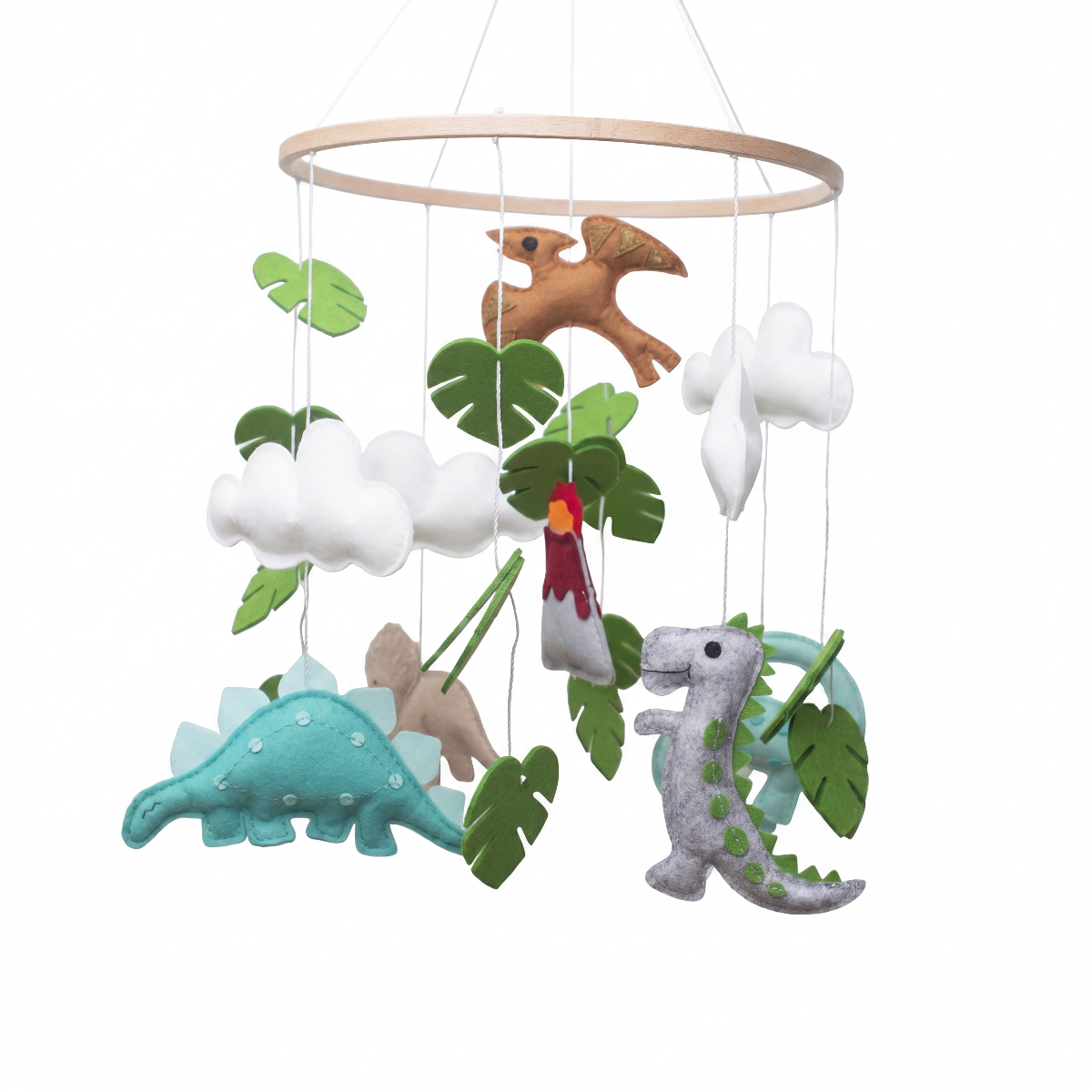 Jurassic Friends Musical Baby Mobile