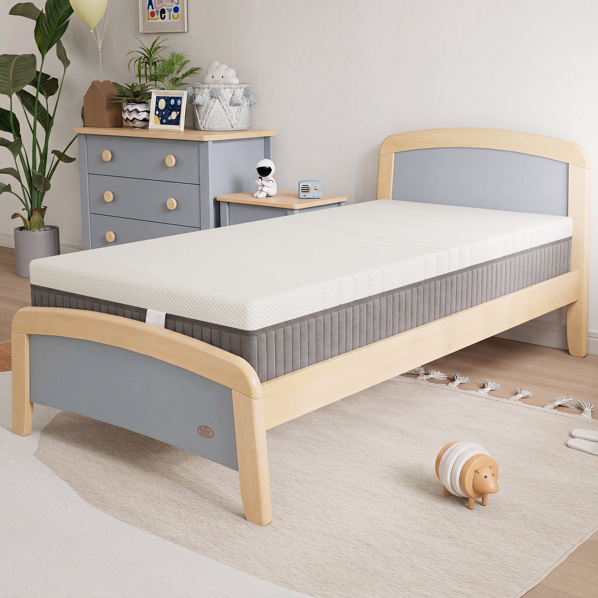 Single Lux Pocket Spring Mattress 188 x 90 x 26cm