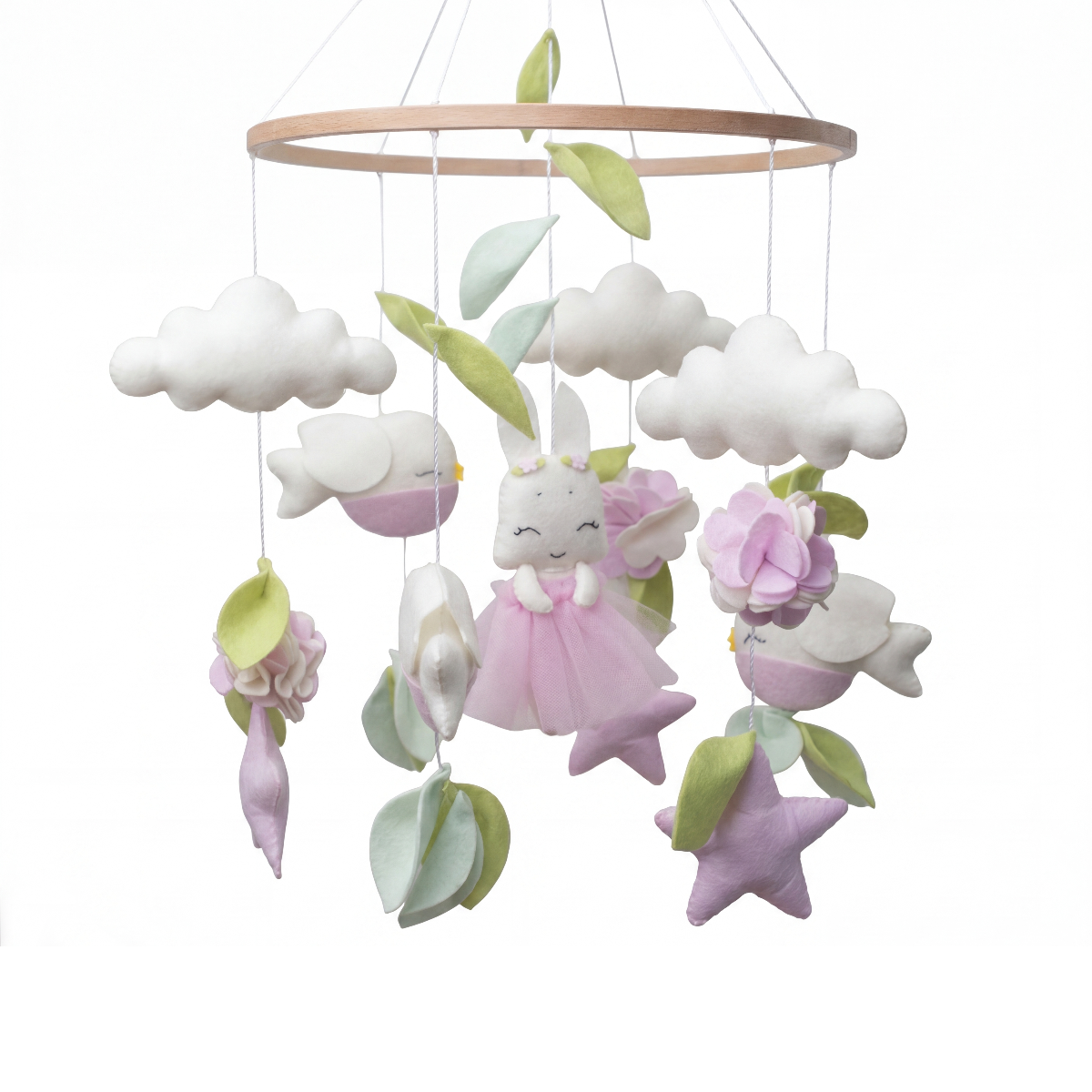 house on the hill baby Ballet柄　80cm Garden Ballet Musical Baby Mobile – Boori