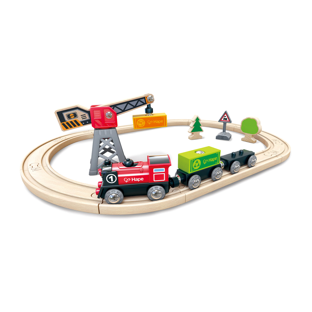 Cargo Railway Delivery Loop Track