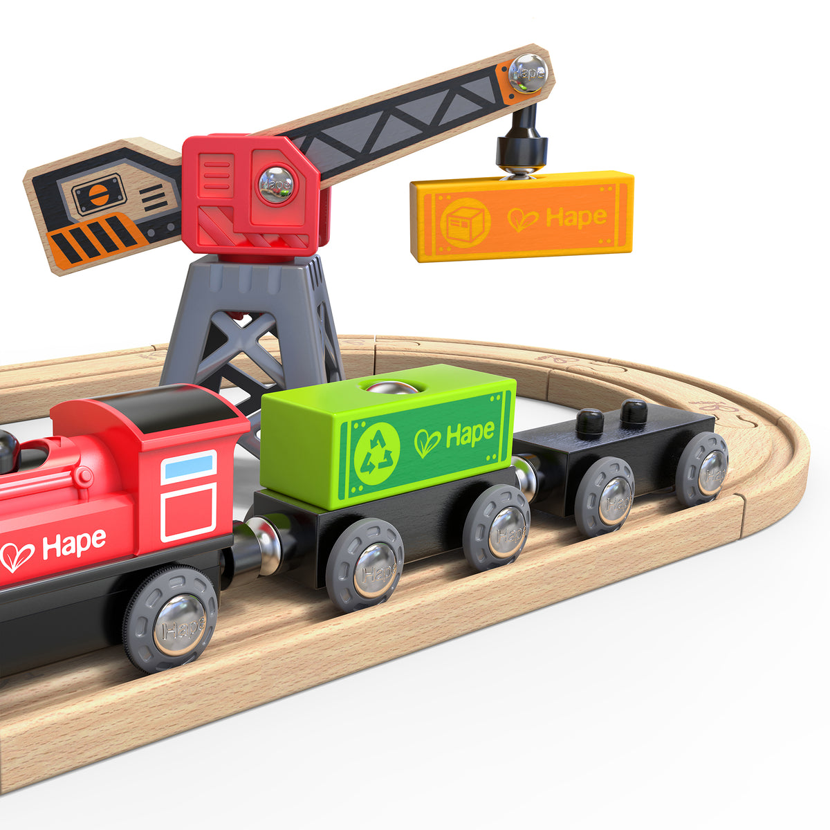 Cargo Railway Delivery Loop Track